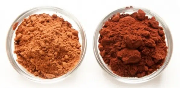 different cocoa powder